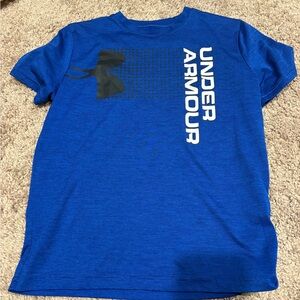 Under Armour Kids Royal Blue Logo Tee